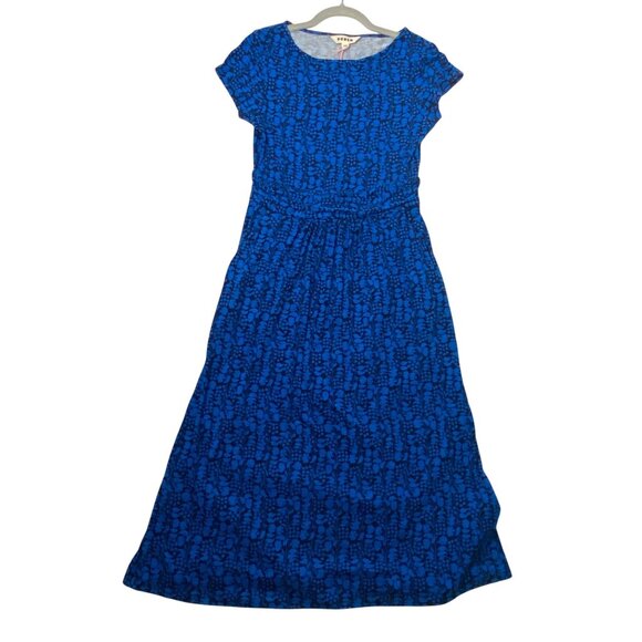 Boden Blue Amelie stretch Jersey knit Midi Dress w/ pockets US 6R NWT - Picture 7 of 12